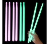8 Pièces Baguettes De Batterie Lumineuses, Baguettes Lumineuses, Baguette Batterie, Baguette Tambour, Baguettes De Batterie Pour Événements Nocturnes Faire La Fête