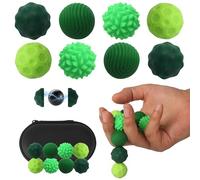 8 Pièces Balles Fidget Magnétiques en Silicone, Boules Anti-Stress Magnétiques en Silicone, Magnétiques Texturées Sensoriels Silicone Fidget Toys pour Adaptés au Tdah, à l'Autisme