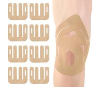8 Pièces Bande de Kinésiologie Prédécoupées pour Genou, Bande de Kinésiologie de Sport Imperméables, Tape de Kinesiologie Élastiques, Bandes de Physio Professionnelles Imperméables (Couleur)