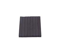8 Pièces Barre de Humbucker en Caoutchouc Noir 62x6x5mm | Réparation de Micros, Magnétisme Constant, Usage Luthier, Guitare Électrique, Format Précis