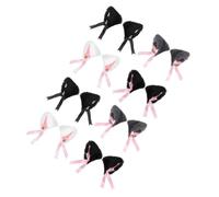 8 Pièces Barrette Fête Oreilles de Chat Tissu Cosplay Halloween | Léger et Confortable à Porter, Usage Maquillage ou Lavage du Visage, Style Mignon et Unique Couleur Aléatoire