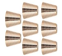 8 Pièces Barrettes Cercle Queue de Cheval ABS pour Cheveux Longs et Lisses | Finition Brillante, Texture Lisse, Coiffage Rapide, Usage Scolaire ou Rendez-vous, Lot de Huit