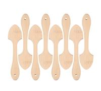 8 Pièces Bâtonnets D’éventail en Bois, Poignée DIY | Bois Poli, Style Chinois Classique, Prise Confortable, Rangement Facile, Activités Diy, pour Crafteurs et Événements