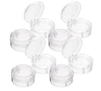 8 Pièces Boîte de Rangement pour Fards à Paupières Vide 26mm ABS | Compacte, Légère, Étanchéité, pour Voyage et Maison, Organisateur de Cosmétiques, Case de Rechange