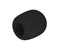 8 Pièces Bonnette Anti Vent en Mousse Épaisse, Noire | Remplacement de Mousse Perdue, Meilleure Clarté Vocale, Respirante et Amortissante, pour Micro Standard