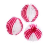 8 Pièces Boule de Lavage Réutilisable Anti-poils | Nylon et Polypropylène, Rouge, Augmente la Friction, N’abîme Pas les Tissus Tambour