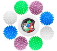 8 Pièces Boule Séche Linge, Balle de Séchage Séche Linge Réutilisables, Balle Séche Linge pour la Maison, Boule de Lavage Machine à Laver pour Vêtements Plus Doux et Moelleux