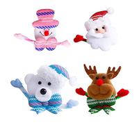 8 Pièces Broches Lumineuses à Led Conduit Broche Cotillons Insignes De Broche De Paillettes Stuffers Aîné Jouet Noël