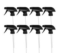 8 Pièces Buse de Pulvérisation 28 Dents à Gâchette, Réglable | Structure Filetée Métal et Plastique, Contrôle Variable du Brouillard, Usage Manuel Stable, pour Plantes