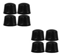 8 Pièces Cache-poussière de Moyeu, Caoutchouc Noir, 110-250 CC | Protection des Jantes, de Corrosion, Look Plus Net, pour Moyeux et Roues Tout-usage de Quad