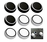 8 Pièces Capuchons de Joystick de Rechange, Silicone Capuchon Joystick Antidérapants, Compatible avec Manettes PS5/PS4/Xbox One Series, Plus de Maintien, Amélioration de la Précision et du Contrôle