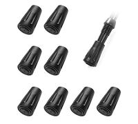 8 pièces Capuchons de Pointe de bâton de Marche Nordique, Protecteur en Caoutchouc de Pointe de Poteau pour Les bâtons de randonnée Asphalte Gravier Montagnes randonnée