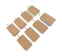 8 Pièces Cartes Mémo Soi-même en Papier pour Notes et Révision | Surface Lisse pour Écriture, Format Léger, Usage Bureau et Voyage, Listes, Fiches, Étudiants Couleur Aléatoire