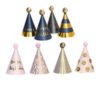8 Pièces Chapeau de Fête, Anniversaire de Chapeau de Fête, Décoration D'Anniversaire de Chapeau de Fête, Adaptées aux Célébrations D'Anniversaire avec une Atmosphère de Fête Joyeuse (Huit Modèles)