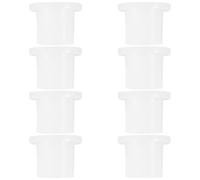 8 Pièces Charnière Inférieure du Réfrigérateur Bague de Porte 8mm | Pièce de Rechange pour Charnière de Congélateur, Réduit Frottement, Supporte Pivot de Porte, Ouverture Silencieuse