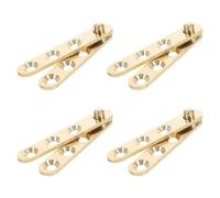 8 Pièces Charnière Pivotante Rotative en Cuivre, Porte et Fenêtre | Charnière Invisible, Pivot et Inférieur, Ouverture Large, Fonctionnement Fluide, Finition Élégante