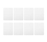 8 Pièces Chiffon de Nettoyage pour Lunettes Blanc en Polyester | Réutilisable à Séchage Rapide, pour Étui de Verre et Usage Domestique, Adapté aux Objectifs D’appareil Photo
