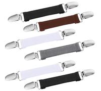 8 Pièces Clip de Pull Clip Élastique pour Vêtement Clip de Gant Clip de Bretelle Clip de Mitaines Clip de Cordon de Serrage Clip de Chemise Robe pour Femme Clips Cardigan Elastique Chandail Clip
