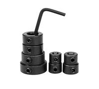 8 Pieces Colliers de Butée de Profondeur, Butées de Profondeur de Foret, Anneau de Positionnement Des Butées De Forage avec Clé Hexagonale, Foret Profondeur Butée 3-16 Mm