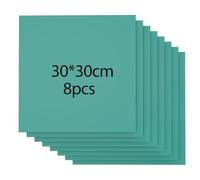 8 Pièces Contreplaqué Coloré Sans Peinture, Contreplaqué Vierge 30 * 30 cm Épaisseur 3 mm, Gravure Et Découpe Au Laser, Feuilles de Bois Non Finies, pour Cadeaux, Artisanat, Modèles 3D Diy (Vert)