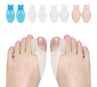 8 Pièces Correcteur Hallux Valgus en Silicone, Séparateurs d'Orteils,Étirement Ecarteur d'orteil, Protection Orteils, Soulager la Douleur, Taille Universelle, Pour Hommes et Femmes