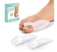 8 Pièces Correcteurs d'orteils - Welnove Gel Séparateurs d'orteils pour corriger les orteils,Gros orteil Silicone Séparateur, les callosités (Clear)