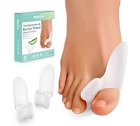 8 Pièces Correcteurs d'orteils - Welnove Gel Séparateurs d'orteils pour corriger les orteils,Gros orteil Silicone Séparateur, les callosités (White)