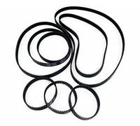 8 pièces Courroie de distribution pour imprimante 3D Courroie en caoutchouc à boucle fermée noire 2GT-6,largeur 6 mm