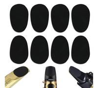 8 Pièces Coussinets de Dent de Saxophone, Coussins Embouchure, Coussin Clarinette, Coussin Embouchure pour Saxophone Alto, 0,8mm Épais