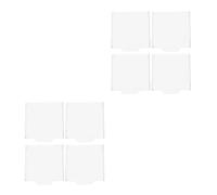 8 Pièces Couvercle à Bouton-Poussoir d'urgence ABS Transparent | Protection Activation Accidentelle, Installation Simple, Inspection Facile, Entretien Aisé, Usage Commercial et Résidentiel