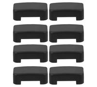8 Pièces Couvercle D'extrémité du Rail de Siège Auto Noir Abs pour | Protection Anti-rayures, Anti-kick, Ajustement Précis, Pièce Intérieure