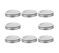 8 Pièces Couvercles de Germination pour Bocaux 86 MM | Maille Détachable, Débit D'air Amélioré, Nettoyage Facile, pour Projets Éducatifs et Essais de Plantation