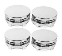8 Pièces Couvre-moyeu de Roue 60mm en Plastique et Alliage