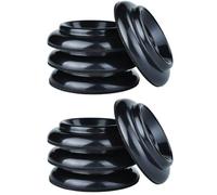 8 Pièces Couvre-Pieds De Piano, Piano Caster Cups Non Slip Hardwood Floor Protectors For Noise Reduction Silent Furniture Leg Pads Transparent