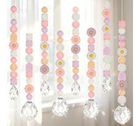 8 Pièces Cristal Attrape Soleil Kit de Fabrication DIY d’Attrape-Soleil | Créez Votre Suncatcher pour Décor de Fenêtre Décoration d'intérieur et d'extérieur pour Adultes & Enfants