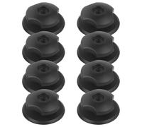 8 Pièces Crochets de Fixation pour Filet de Coffre Voiture, Noirs | Plastique PP, Installation sans Perçage, pour Bagages et Sorties, Organisation Arrière, Routes Accidentées