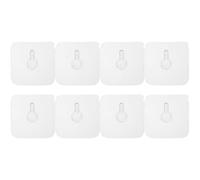 8 Pièces Crochets Muraux Auto-adhésifs, sans Perçage | Plastique Compact, Pose sans Outil ni Dommage, pour Câbles D’images, Horloges, Décoration de Pièce