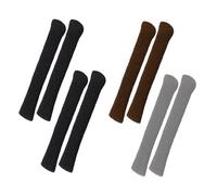 8 Pièces De Coussinets D'oreille Pour Lunettes, Coussinets De Branches Tricotés Antidérapants, Coussinets De Lunettes En Coton Doux, Supports De Lunettes Derrière L'oreille, Couvre-Bras De Lunettes