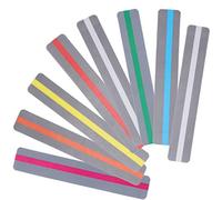 8 pièces de guide de lecture bandes de surlignage Guide de texte couleur lecture signet fenêtre règle de lecture avec superpositions colorées