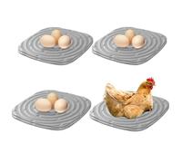 8 Pièces de Nid de Ponte pour Poules, 30cm Tapis de Nidification pour Poulailler, Tampons de Nid de Poules Pondeuses Réutilisables, Découpable, Protéger Les Œufs de Poulailler (B)