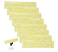 8 Pièces de Rechange l'aspirateur de Vitres pour Kärcher,Accessoires pour Nettoyeur de Vitres - Tampons de Nettoyage en Microfibre, Réutilisables,pour Kärcher WV2 WV5 WV6 Plus Premiu
