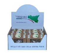 8 pièces de sac cadeau en carton avec pâtes d'amande siciliennes artisanales, emballées en portions individuelles saveurs assorties, douceurs siciliennes aux amandes, sans gluten, 200g