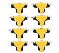 8 Pièces Déclencheurs de Contrôleurs de Jeu de Téléphone Portable, Bouton Assistant de Doigts de Téléphone Portable pour Manettes de tir pour PUBG(Jaune)