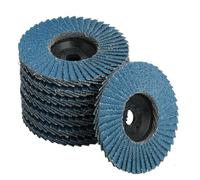 8 Pièces Disques à Lamelles, Disque à Lamelle Meuleuse, Disques Abrasifs à Lamelles pour Meuleuse d'Angle, Ø 76 mm x 10 mm, Grains 40/60/80/120,Disques de Ponçage pour Métal, Acier et Bois