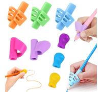 8 Pièces Doigtier Silicone pour Doigt Guide Doigts Ecriture Enfant Porte Crayons Guide Doigt Embout Crayon Grips Enfants étudiants Aide Ecriture Enfant Devoirs Dessin Cahier Magique écriture