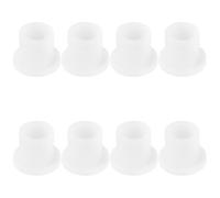 8 Pièces Douille de Charnière en Plastique Blanc | Remplacement du Pivot, Réduit la Friction, Restaure L’alignement, Ouverture et Fermeture Silencieuses