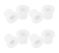 8 Pièces Douille de Charnière, Pivot 8mm, Plastique Blanc | Accessoire de Réparation pour Portes de Frigo et Congélateur, Ouverture Silencieuse, Alignement Restauré, Joint Sécurisé