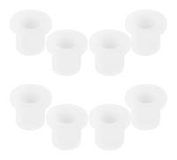 8 Pièces Douille de Pivot, Charnière Plastique Blanche | Pièce de Réparation Diy, pour Congélateurs et Réfrigérateurs Domestiques, Ouverture Silencieuse, Alignement Restauré