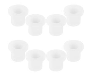 8 Pièces Douille de Pivot, Charnière Plastique Blanche | Pièce de Réparation Diy, pour Congélateurs et Réfrigérateurs Domestiques, Ouverture Silencieuse, Alignement Restauré