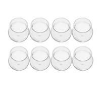 8 Pièces Écosphère Micro-Paysage en Plastique Incassable | Forme Tête D’herbe Créative, Observation Facile Croissance, Décor Maison et Étagère